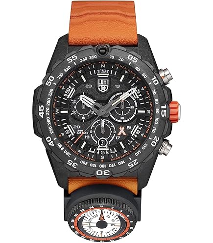 Amazon.co.jp: Luminox メンズ ブラック ポリカーボネート